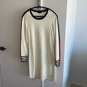 Tommy Hilfiger Red White Blue Sweater Dress